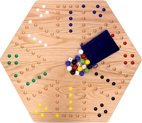 Deluxe Amish-Made Wahoo/Aggravation Marble Board Game Deluxe Amish-Made Wahoo/Aggravation Marble Board Game